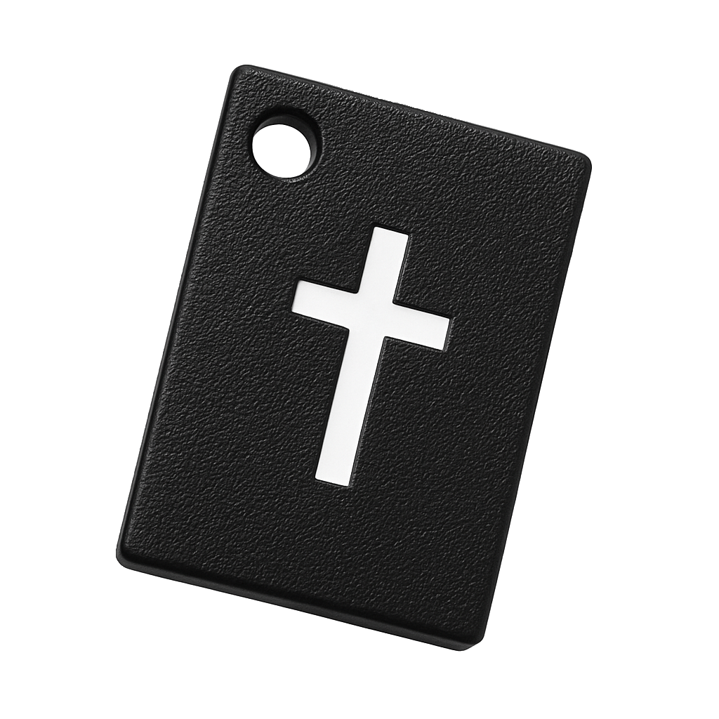 New Testament Keychain product render